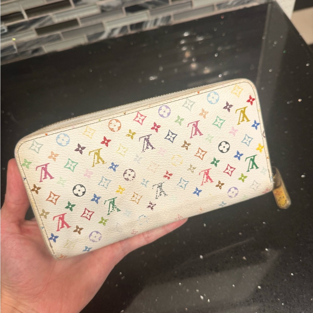 Louis Vuitton Murakami Monogram Zip Wallet
